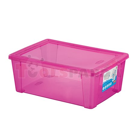 Универсална кутия Stefanplast Visual Box L, 10L, розова