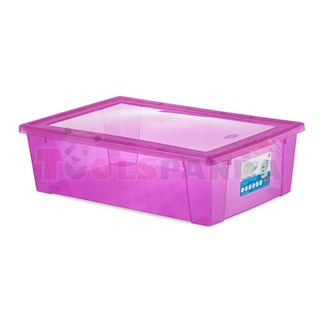 Универсална кутия Stefanplast Visual Box XXL, 30L, розова