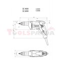 Винтоверт електрически 600W 4000об/мин METABO SE 4000