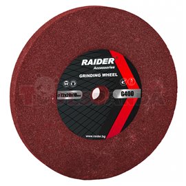 Диск за шмиргел ø72x20xø10мм. червен G400 | RAIDER