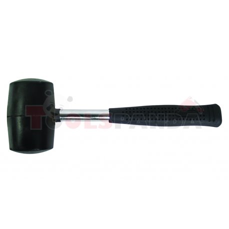 Чук гумен с метална дръжка 340гр. черен | BASIC SKILLCO
