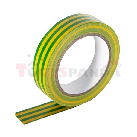 Изолирбанд 18mm х 20m жълто зелен MK | Makalon