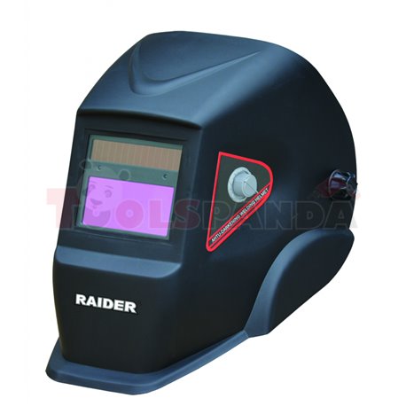 Шлем заваръчен фотосоларен DIN 9-13 RD-WH02 | RAIDER