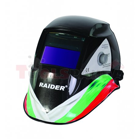 Шлем заваръчен фотосоларен DIN 9-13 дизайн RD-WH03 | RAIDER