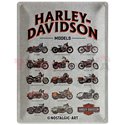 Табела ретро метална Harley Davidson Years /XL/ 30x40см.