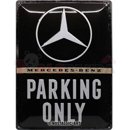 Табела ретро метална MERCEDES Parking /XL/ 30x40см.
