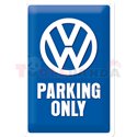 Табела ретро метална Parking Volkswagen Only /L/ 20x30см.