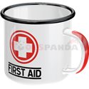 Канче метално First aid 360 мл. емайлирано