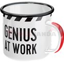 Канче метално Genius at work 360 мл. емайлирано