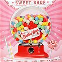 Табела ретро метална Candy sweet shop /L/ 20x30см.