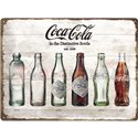 Табела ретро метална COCA-COLA In the distinctive Bottle /XL/ 30x40см.