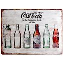Табела ретро метална COCA-COLA In the distinctive Bottle /XL/ 30x40см.