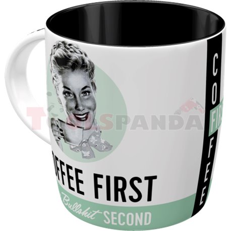 Чаша ретро Coffee first 0.33 Л.