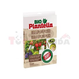 Лепящи бели Bio Plantella листове 10 бр.