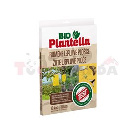 Лепящи жълти Bio Plantella листове 10 бр.