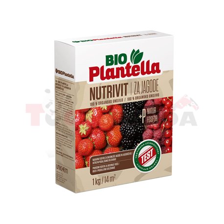 Гранулиран тор Bio Plantella NUTRIVIT за ягоди и горски плодове 1 кг.