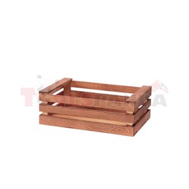 Дървена касетка 25х16.5хh10 см.