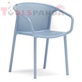 Стол 57x57xh77 см. светло син CHICAGO | HORECANO