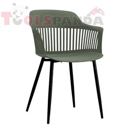 Стол 53х59хh81.5 см. зеленО/ЧЕРНО MIAMI | HORECANO