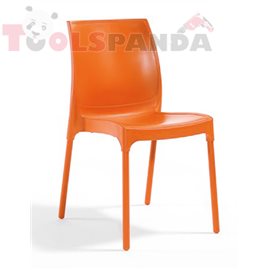 Стол без подлакътник 58x55xh82 см. ОРАНЖЕВ (NVS029) SUNNY/CASTEL | NOVUSSI