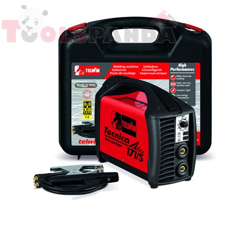 Заваръчен апарат инвертор TECNICA 171/S ACX + PLASTIC CARRY CASE | TELWIN