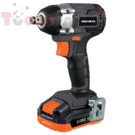 Гайковерт акумулаторен безчетков U-FORCE, 280Nm, 20V Li-ion | DAEWOO