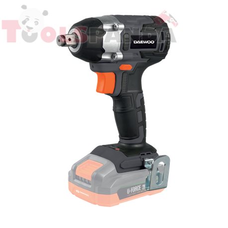 Гайковерт акумулаторен безчетков U-FORCE, 280NM, 20V, LI-ION,в комплект с батерия 2Ah и зарядна станция, куфар | DAEWOO