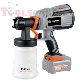 Пистолет за боядистване акумулаторен U-FORCE 20V, Li-ion | DAEWOO