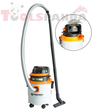 Прахосмукачка акумулаторна 15L U-FORCE, 20V Li-ion | DAEWOO