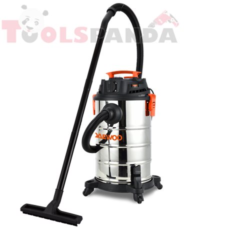 Прахосмукачка за сухо и мокро почистване с контакт, 30л., 1200W | DAEWOO