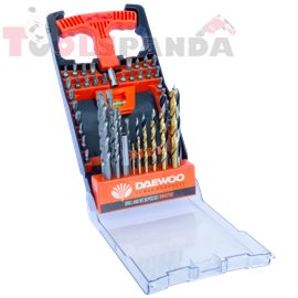Свредла и накрайници с Т-образна отвертка к-кт 50 бр. | DAEWOO