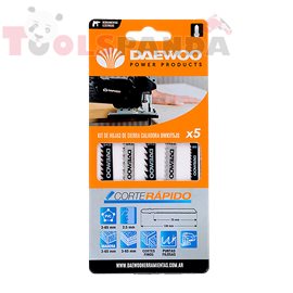 Ножчета за дърво к-кт 5бр. | DAEWOO