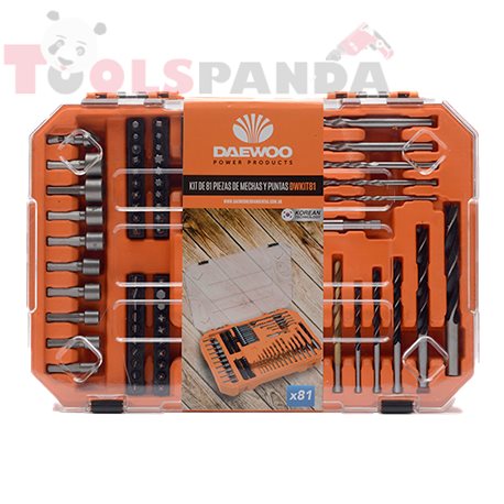 Свредла и накрайници к-кт 81 бр. | DAEWOO