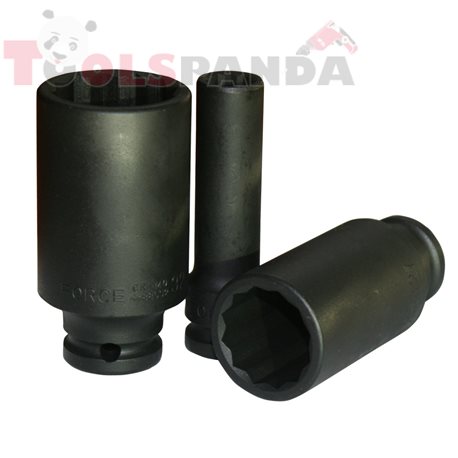 Вложка удължена ударна дванадесетостенна 1/2" 16 мм. | FORCE Tools