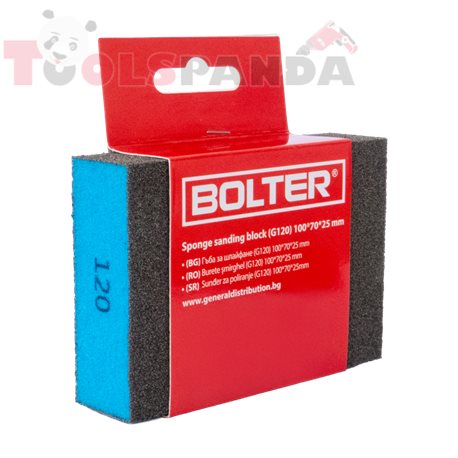 Гъба за шлайфане G120 100х70х25 мм. | BOLTER
