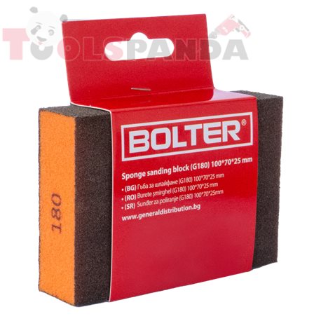Гъба за шлайфане G180 100х70х25 мм. | BOLTER