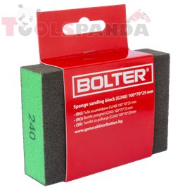 Гъба за шлайфане G240 100х70х25 мм. | BOLTER