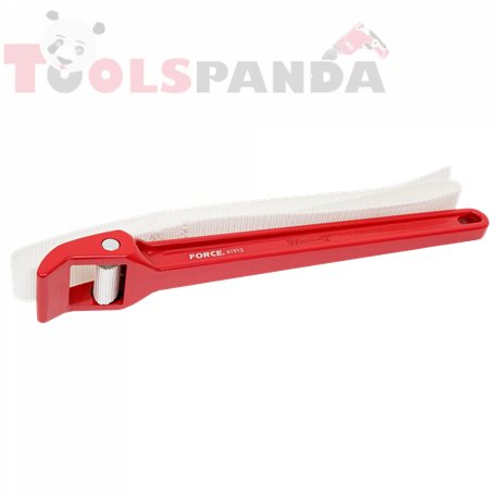 Ключ за маслен филтър (48-318 мм.) с ремък | FORCE Tools