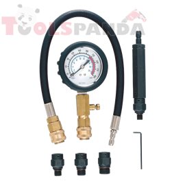 Комплект за измерване на компресията на бензинови двигатели | FORCE Tools