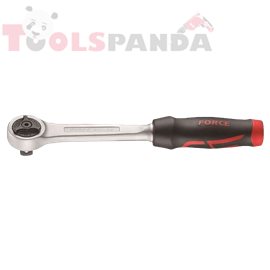 Тресчотка 1/4" 72 зъба кръгла глава 140 мм. | FORCE Tools