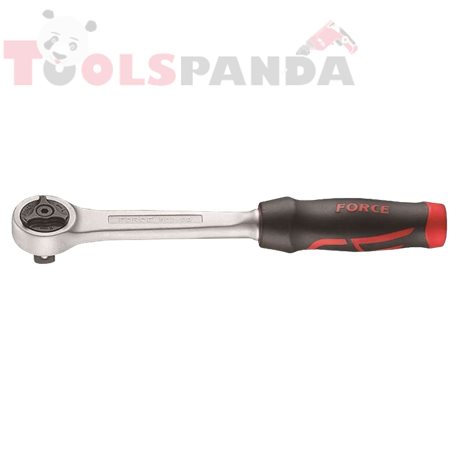 Тресчотка 1/4" 72 зъба кръгла глава 140 мм. | FORCE Tools