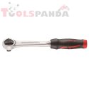Тресчотка 1/4" 72 зъба кръгла глава 140 мм. | FORCE Tools