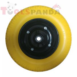 Резервно колело за ръчна количка, плътно полиуретаново 3.50*7 | GRASKO