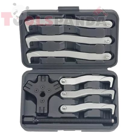 Скоба за лагери комбинирана (дву- и тричелюстна) в куфар | FORCE Tools