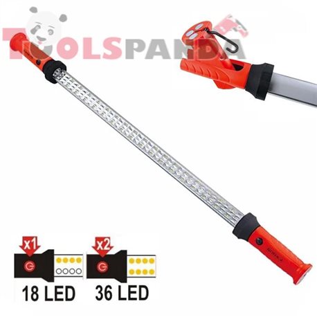 Работна лампа с акумулаторна батерия 107см