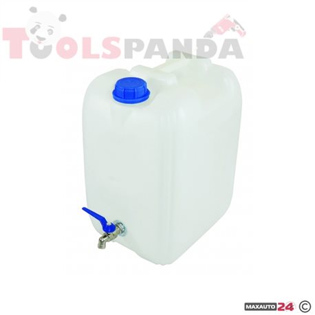 Туба за вода с вградено кранче метално 20Л