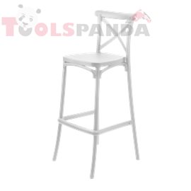 Бар стол 38.5x44xh103 см. бял RAVENNA | HORECANO