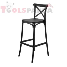 Бар стол 38.5x44xh103 см. черен RAVENNA | HORECANO