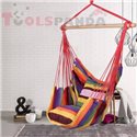 Люлка хамак стол цветни райета с възглавници