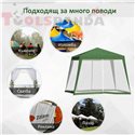 Градинска шатра с комарници зелена3х3м.SIENA| DE GARDEN